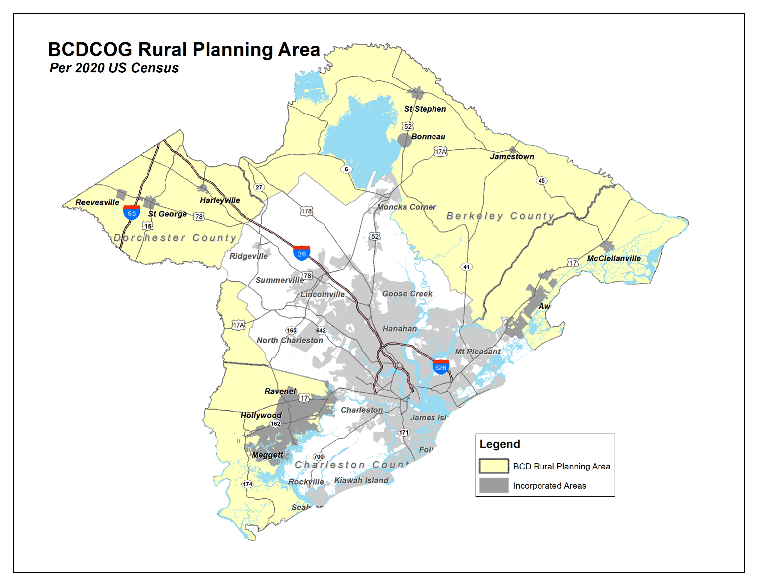 Rural Planning Area Map