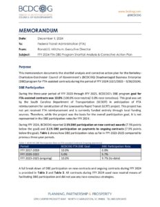 BCDCOG FTA DBE ShortfallAnalysisCorrectiveActionPlan 20241201 v2 (FFY24)