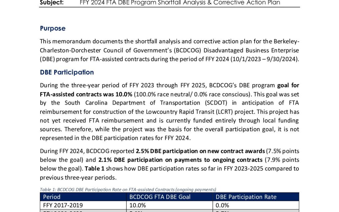 BCDCOG_FTA_DBE_ShortfallAnalysisCorrectiveActionPlan_20241201_v2 (FFY24)