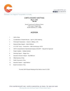 CARTA Board of Directors Agenda Packet 5 21