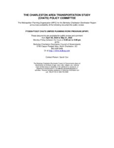 FY26 27 CHATS UPWP Draft Web Posting