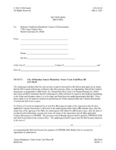 5 00300 Bid Form Revised