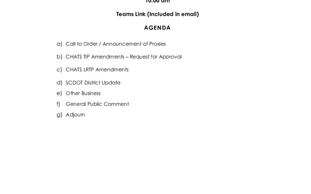 CHATS Study Team Agenda Packet 1 8 2026