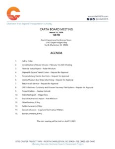 CARTA Board of Directors Agenda Packet 3 25
