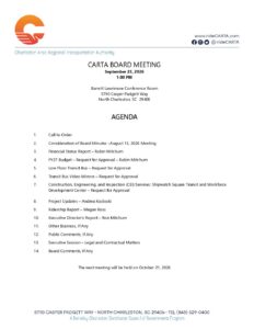 CARTA REVISED Agenda Packet 9.23.2026