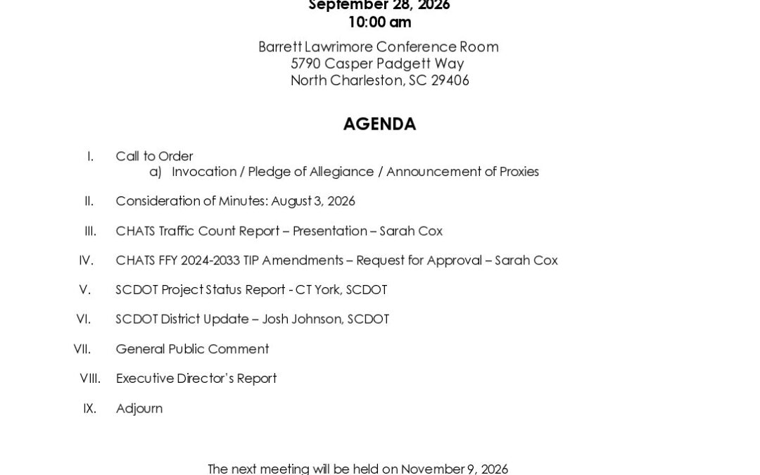 CHATS Policy Committee Agenda Packet 9 28 26