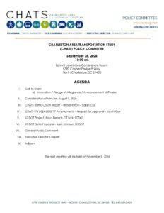 CHATS Policy Committee Agenda Packet 9 28