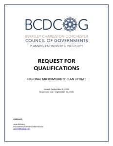 Regional Micromobility Plan RFQ